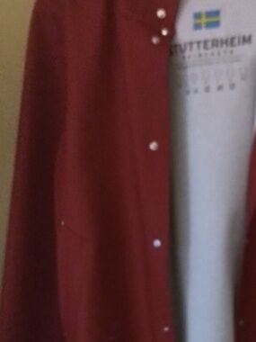 Stutterheim Stockholm Raincoat Medium /Red